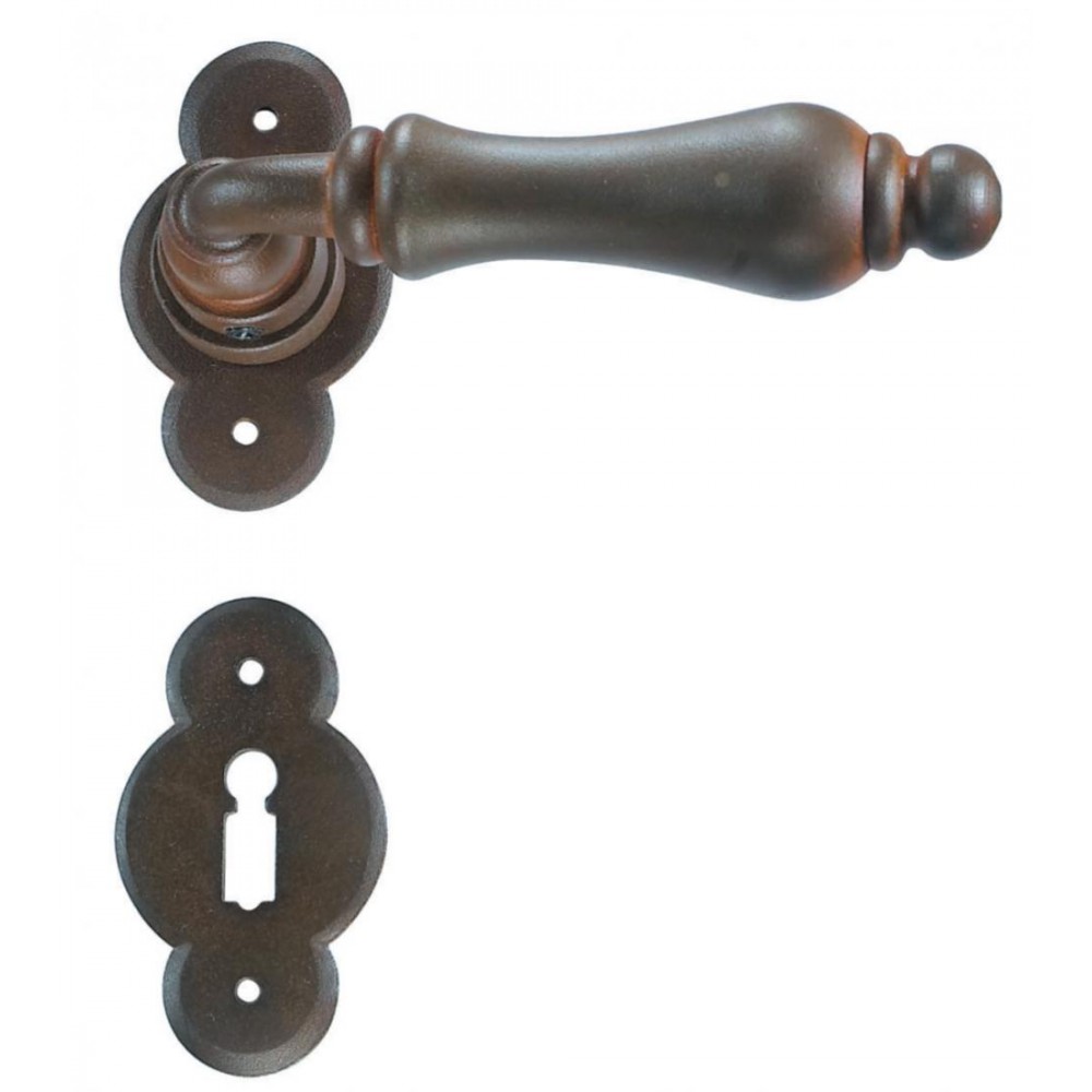 Manija de la puerta de Berlín Galbraith con roseta y la boquilla