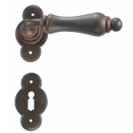 Manija de la puerta de Berlín Galbraith con roseta y la boquilla