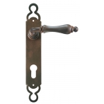 Manija de la puerta de Berlín Galbraith en la placa