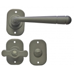 Berna Galbraith Maneta de puerta con Rosetta y la boquilla