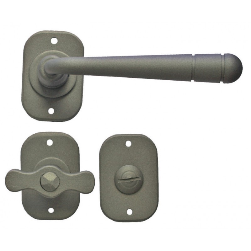 Berna Galbraith Maneta de puerta con Rosetta y la boquilla