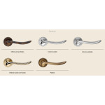 Beta Linea Calì Manilla Clásica para Puerta Estilo Romántico