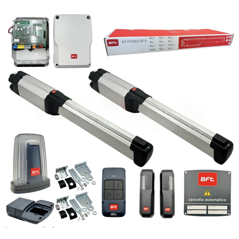 BFT PHOBOS BT B25 SMART KIT Automatización Puertas Batientes 24V 400kg