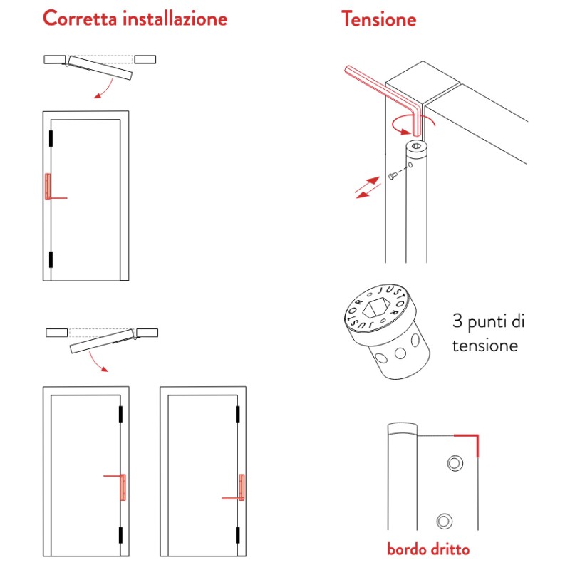 Muelle Brazo de Resorte Justor MB Fácil de Instalar y Ajustar
