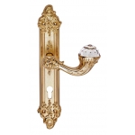 Brillant Crystal 1526 Manija en la Placa para Puerta Linea Calì Vintage