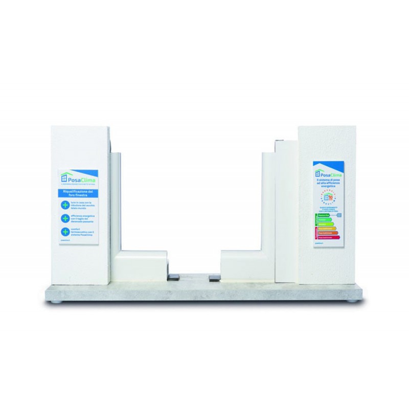 Muestra de Esquina Doble PosaClima New-Light para Reestructuración de Colocación