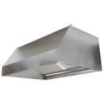 Campana con Carbón Activado y Luces LED en Acero Inox