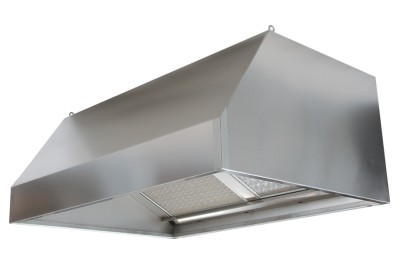 Campana con Carbón Activado y Luces LED en Acero Inox