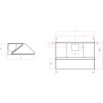 Campana Extractora de Pared en Acero Inox con Electroventilador