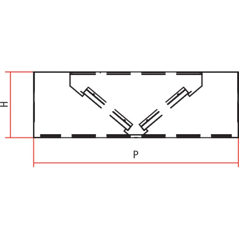Campana Isla Cúbica en Acero Inox Sin Motor