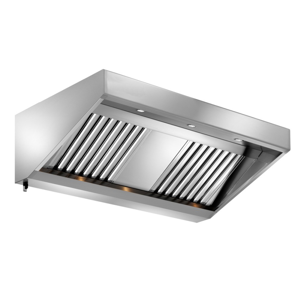 Campana Cocina Acero Inox Snack LED Profundidad 70 90 110 cm