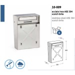 Buzón en Acero Inoxidable para Valla Silmec S09