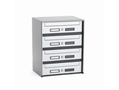 Buzones Exterior de Condominio Retiro Frontal SC5 Silmec