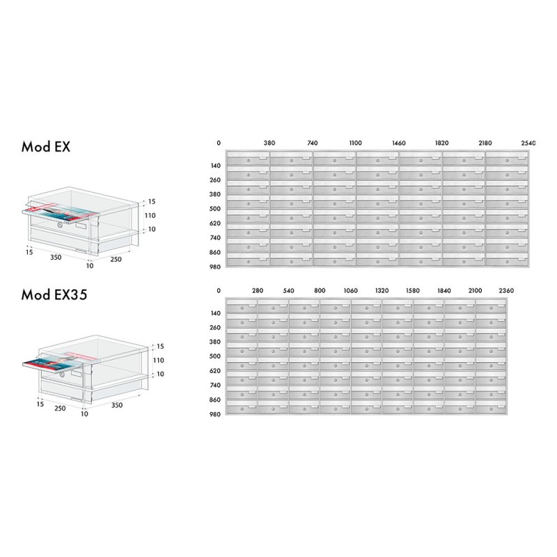 Buzones Externos para Condominios EX - EX35
