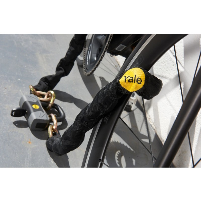 Cadena con Candado Yale para Bicicletas y Motos 1800 mm