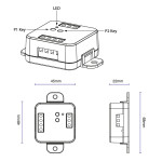 Central de Mando Comunello AF-800 para Actuadores 230Vac