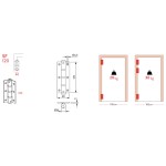 Bisagra Coplanar Justor SF 120 Varios Colores 2 Piezas