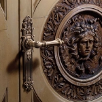 Arte Manija en la Placa para Puerta Linea Calì Vintage