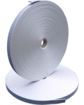 correa de las persianas de algodón gris Ancho 22 mm bobina de 50m PosaClima Renova