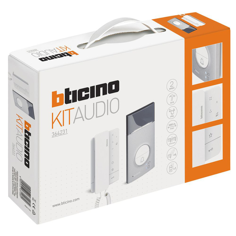 BTicino 364231 Intercomunicador Kit Audio Línea 3000 Clase 100A16M