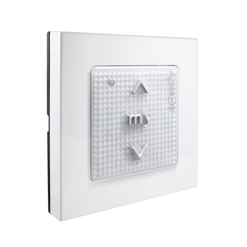 Control de pared inalámbrico con 1 canal de radio RTS Smoove Origin Somfy