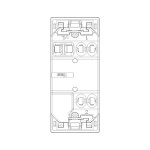 Interruptor VIMAR LINEA 30408 Do Not Disturb y Make Up Room