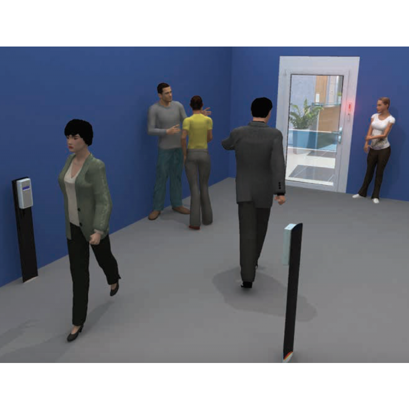 Mostrador de personas con semáforo para Opera Presence Control Shop