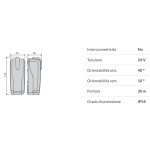 Par de Fotocélulas para Puertas Universal BFT THEA 2600815