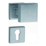 Arieni 909 Par de Pomos Cuadrados para Puerta 55x55 mm Descentrados