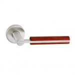 Maneja par de PBA 2002.YOD madera y acero inoxidable AISI 316L