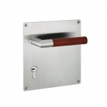 Maneja par de PBA 2003.YOD.PLA madera y acero inoxidable AISI 316L