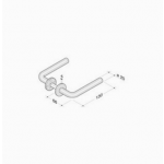 Maneja par de acero inoxidable AISI 316L 2028T PBA