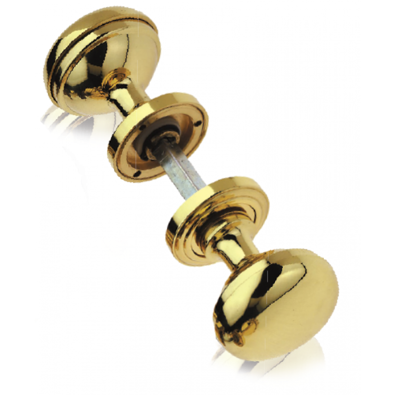 Delta Par de Perillas de Latón Diámetro Ø60 para Puerta PFS Pasini