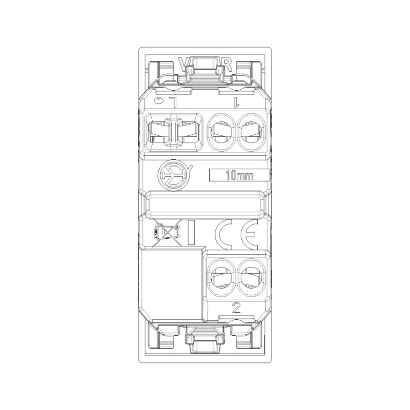 Desviador VIMAR LINEA 30004.B/C/G 1P 10 AX 250 V~