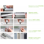 Doble Actuador Cadena Liwin L35 2W-Net 230V 50Hz Comunello Mowin Distintos Color