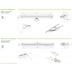Doble Actuador Cadena Liwin L35 Radio 2W-Net 230V ​L=1250<2500 Comunello Mowin