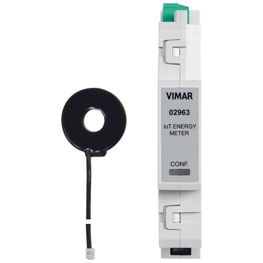 Medidor de energía conectado a IoT monofásico Dispositivo conectado Vimar