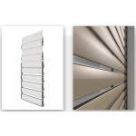 Espace Pinto Persiana Enrollable de Aluminio Poliuretano Alta Densidad
