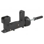 Deje de persianas automáticas en negro de plástico con tornillo y taco IBFM