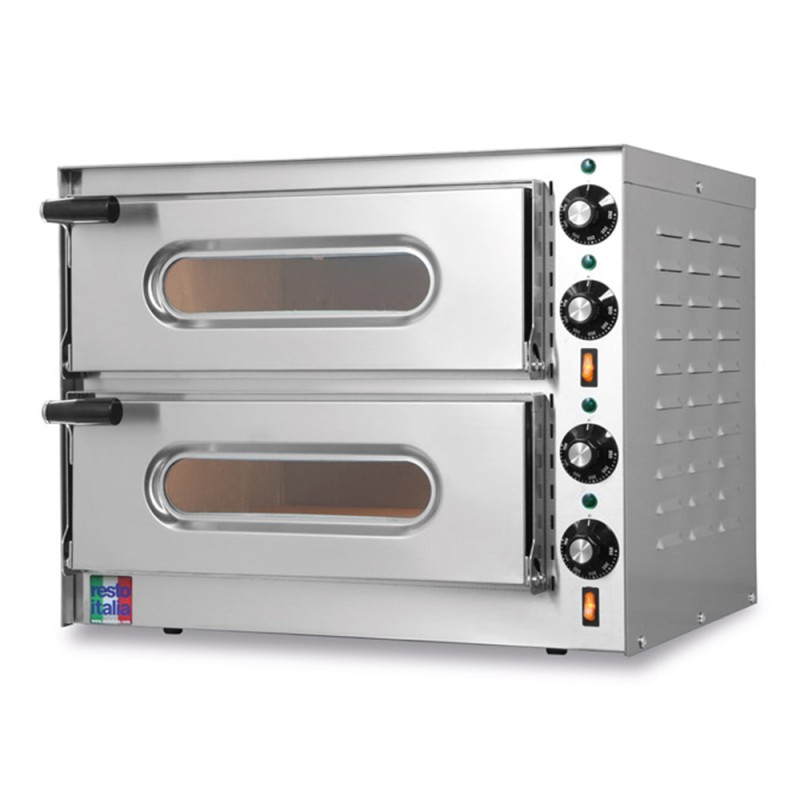 Horno Eléctrico Doble para Pizzas Resto Italia Small-G2 Monofásico