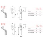 Freno de Puerta Hidráulico Justor FR Varios Modelos