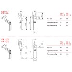 Freno de Puerta Hidráulico Justor FR Varios Modelos