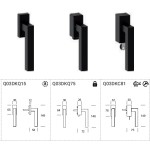 Genève Reguitti Manilla para Ventana DK Acero Inox