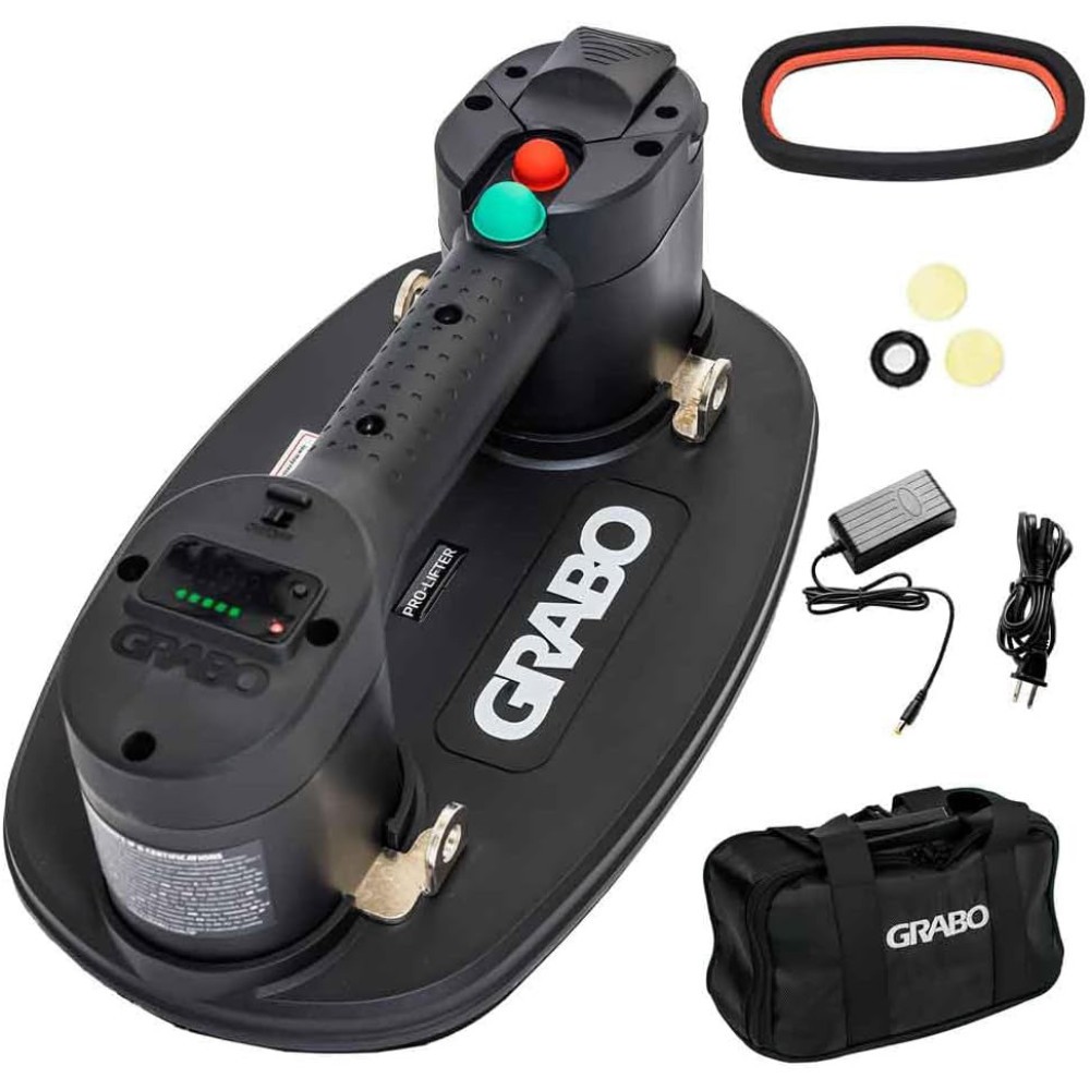 GRABO PRO-LIFTER 20 Ventosa Eléctrica de Vacío con Pantalla y Batería