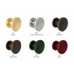 Halo Colombo Design Pomo Fijo para Puerta Ø60 o Ø72 Alberto Meda