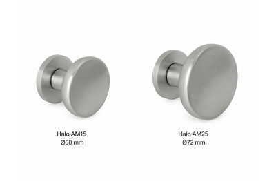 Halo Colombo Design Pomo Fijo para Puerta Ø60 o Ø72 Alberto Meda