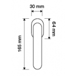 Havana Mesh Manija DK Dry Keep para Ventana Linea Calì Crystal