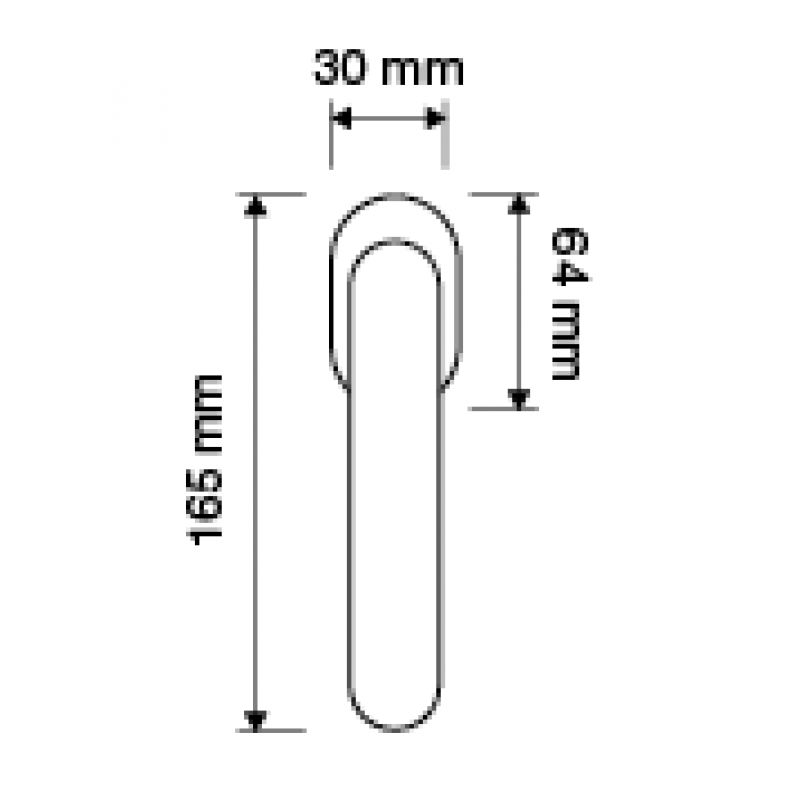 Havana Mesh Manija DK Dry Keep para Ventana Linea Calì Crystal