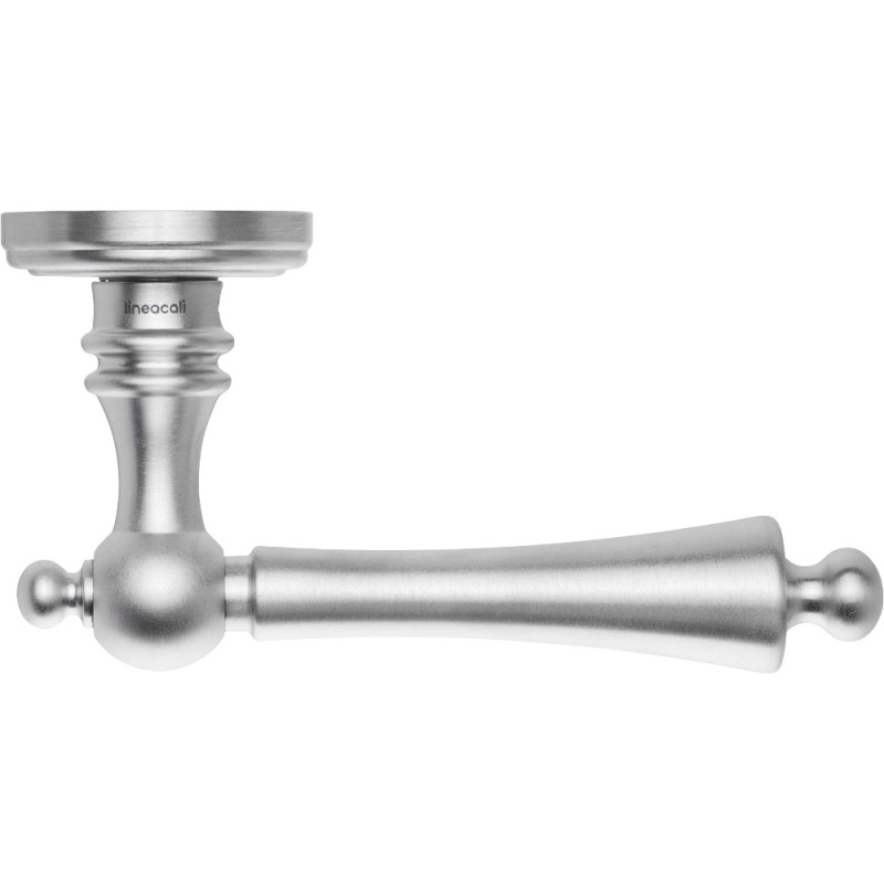 Heidi Linea Calì Manija de Puerta Clásica de Latón con Roseta