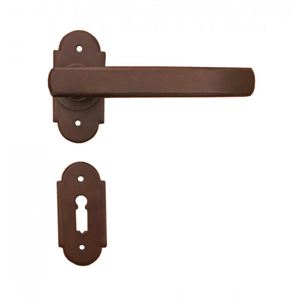 Helsinki Galbraith manija de la puerta con Rosetta y la boquilla